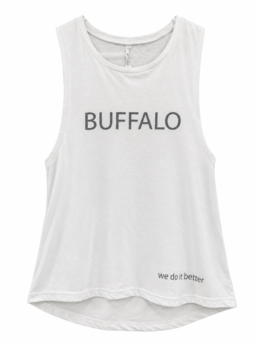 Buffalo Football Game Day Sunday Graphic Muscle Tank Top White S